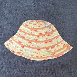 Gymboree Orange and Cream Sun Hat